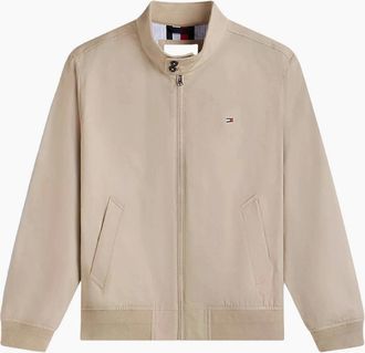 Tommy Hilfiger Mens Tommy Hilfiger Classic Harrington Jacket AEG Batique Khaki - Tan - Size: 40/Regular