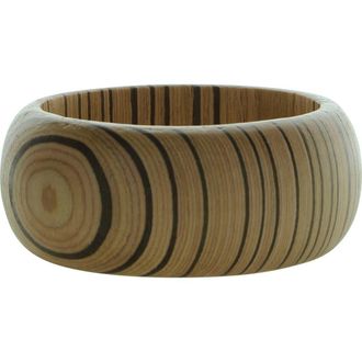 Olivia Welles Boho Wood Bangle Bracelet in Brown at Nordstrom Rack