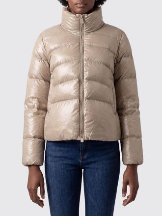 Pinko Quilted Water-Repellent Nylon Short Puffer Jacket with High Neck