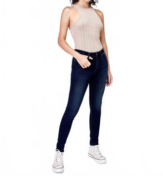 Unpublished Kora Mid Rise Skinny Jeans In Darkstar