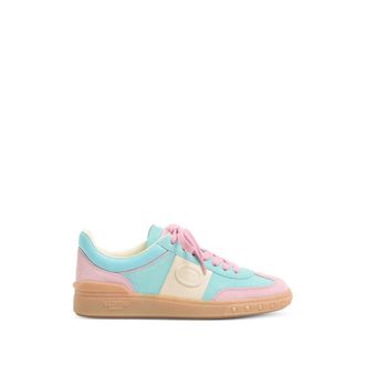 Valentino Garavani Upvillage Crosta Sneakers - Dames - Schoenen - Blauw - Maat: 36 EU Leer