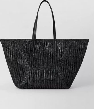 Brunello Cucinelli nylon tote bag dual handles design