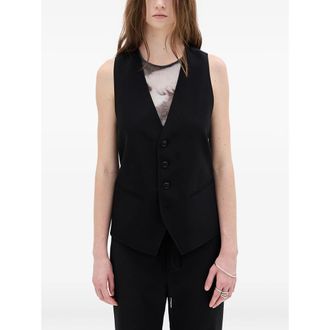 Ann Demeulemeester Charlotte Button-fastening Waistcoat