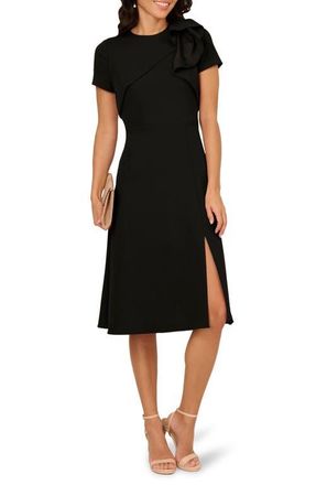 Adrianna Papell Ruffle Sheath Dress in Black at Nordstrom, Size 12