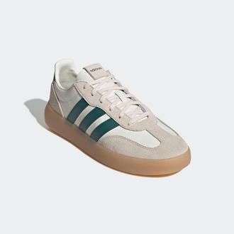 adidas Sneaker ADIDAS SPORTSWEAR BARREDA DECODE, Herren, Gr. 37, weiss (sanftes wei&szlig;, collegiate gr&uuml;n, wonder wei&szlig;), Leder, Schuhe Sneaker, inspiriert vom De