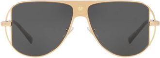 Versace Dark Grey Pilot Mens Sunglasses VE2212 100287 57