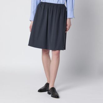 Miu Miu Smoky grey poplin skirt