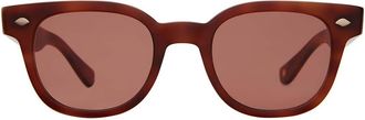 Garrett Leight CANTER SUN VINBRT/PRW Mens Sunglasses Tortoiseshell Size 47