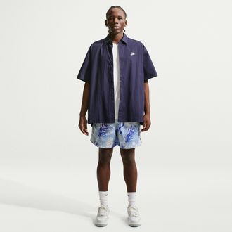 Nike Mens Club Flow Shorts in Blue | IQ1018-441