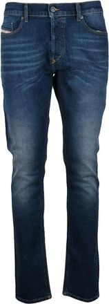 Diesel Blue Tepphar Slim Fit Cotton Elastane Jeans