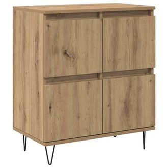 Berkfield Home Sideboard with Storage with Door Brown 60 x 35 x 70 cm Engineered wood