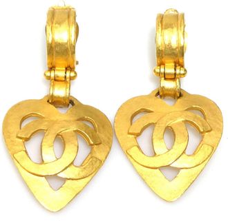 Chanel Metal Clip Earrings (Pre-Owned)