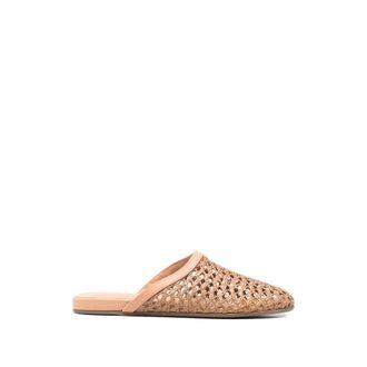 Ancient Greek Sandals The Slipper - Dames - Pantoffels - Beige - 36 EU - Leer - Schoenen