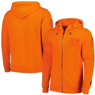 Pro Standard Mens Pro Standard Orange Cincinnati Bengals Triple Tonal Full-Zip Hoodie at Nordstrom, Size Xx-Large