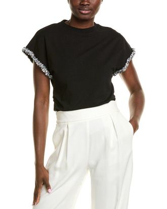 Gracia Floral Applique T-Shirt