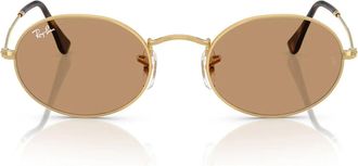Ray-Ban Sunglasses Rb3547 001/53 Oval Gold/Brown Unisex