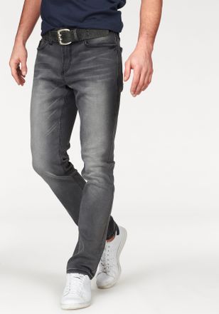 Bruno Banani Straight-Jeans »Hutch« gerade Beinform, teilweise mit modischen Destroyed-Effekten