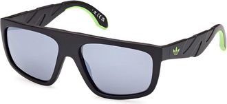 adidas OR0093 02C Mens Sunglasses Black Size 57