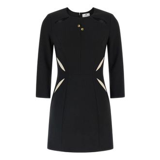 Elisabetta Franchi Sheath Mini Jurk - Dames - Korte kleedjes - Zwart - S - Kleedjes