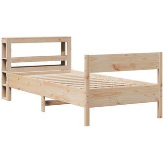 vidaXL Vidaxl - Estructura De Cama Sin Colch&oacute;n Madera Maciza Pino 75x190 Cm