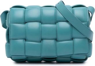 Bottega Veneta Borsa a tracolla Intrecciato Padded Cassette in nappa 2012-2024 - Blu