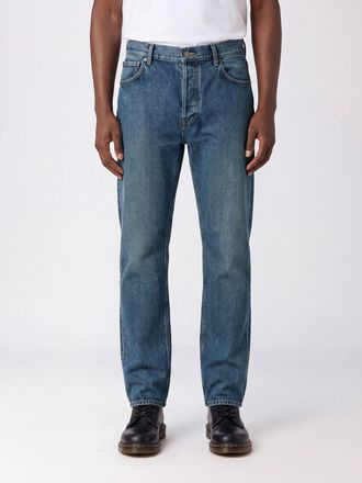 The Row Mid-Rise Straight Leg Jeans in Cotton Denim with Five Pockets