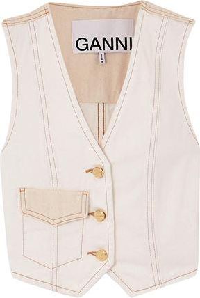 Ganni COATS & JACKETS - Denim outerwear on YOOX.COM