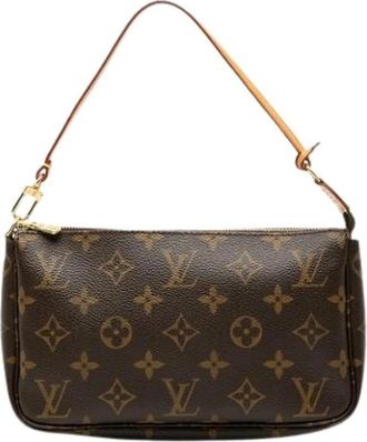 Louis Vuitton Pre-owned Shoulder Bags, female, Brown, Size: ONE SIZE Pre-owned Vintage Shoulder Bag