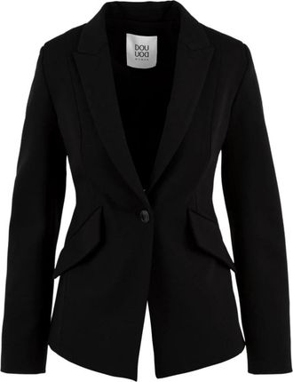 Douuod Arezzo Blazer - Dames - Blazers - Zwart - M - Leer - Jassen