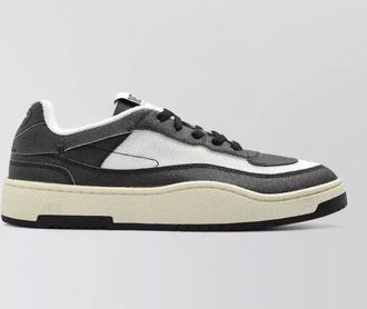 Diesel leather low-top sneakers