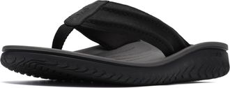 Clarks mens Wesley Surf, Black Leather, 10