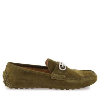 Ferragamo Gancini Buckle Detail Drivers, Size 9 EE