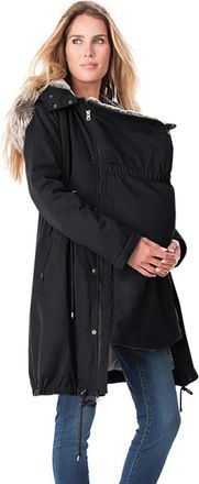 Generic Winter Coats Womens Long Cotton Jacket Oversize Pregnancy Maternity Fashion Jacket Winter Plain Warm Maternity Jacket Maternity 3 in 1 Transition Jack