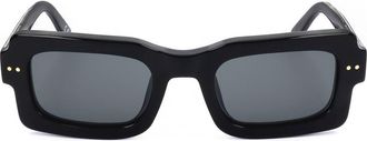Marni 51mm Rectangular Sunglasses in Black /Grey at Nordstrom Rack