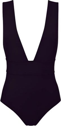Eres Diepe V-hals Badpak - Dames - Badpakken - Blauw - XL - Badmode