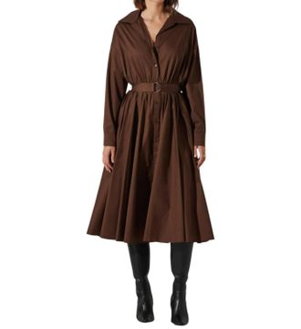 Astr Darany Dress In Brown