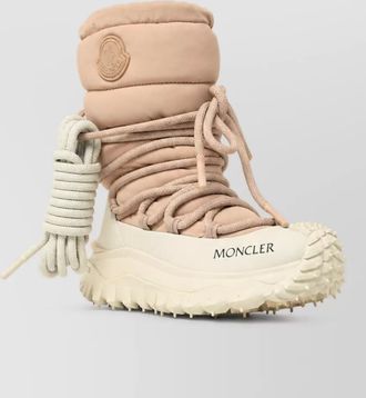 Moncler stretch nylon high boots
