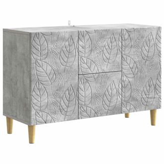 vidaXL Aparador Gris Hormig&oacute;n 89 X 34,5 X 60 Cm Madera De Ingenier&iacute;a Vidaxl
