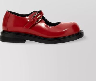 Moschino leather mary jane ballerina shoes