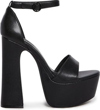 Dolls Kill Holy Revelation Pure Platform Heels, Black, 8 UK