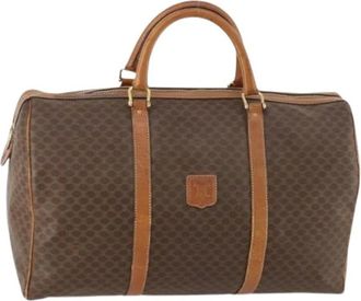 Celine Pre-owned Weekend Bags, female, Brown, Size: ONE SIZE Pre-owned Vintage Boston Bag