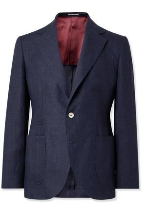 Brunello Cucinelli Linen Suit Jacket