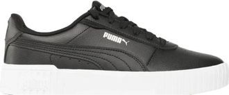 Puma Zwarte Sneakers Carina 2.0 Stijl - Heren - Sneakers - Zwart - 36 EU - Leer - Schoenen