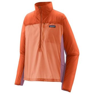 Patagonia Houdini Stash 1/2 Zip P/O Windjacke f&uuml;r Damen | rot