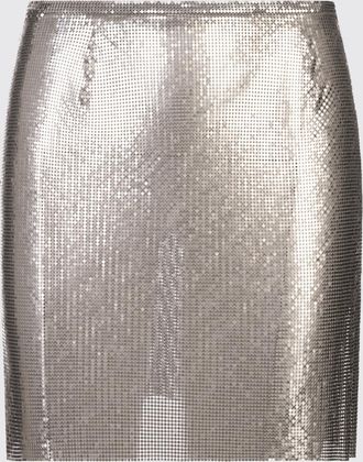 Paco Rabanne Gonna mini in maglia metallica Rabanne