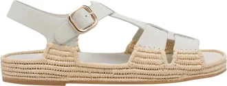 Paloma Barcel&oacute; Yuka Calidis Sandaal - Dames - Sandalen - Wit - 37 EU - Leer - Schoenen