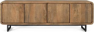 Giner&Colomer Mueble para tv de madera de mango de 180 cm