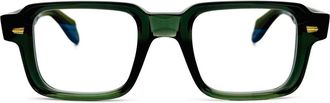 Cutler and Gross Occhiali squadrati 1393 - Verde