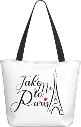 AOOEDM Bring Me To Paris Ladies Shopping Bag 13x11x7in.The Perfect ValentineS Day Gift.It Is The Best ValentineS Day Gift For Mom, Daughter, Wife,Etc