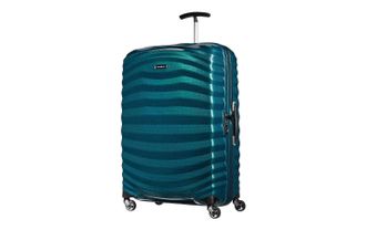 Samsonite Koffer SAMSONITE Lite Shock Spinner, Damen, Gr. B/H/T: 51,5cm x 75cm x 31cm, blau (petrol), Polypropylen, Koffer Koffer